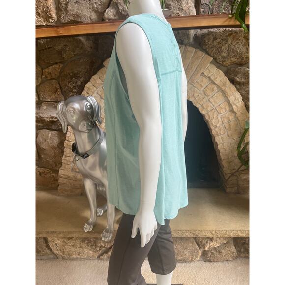 Duluth Armachillo Cooling Blue Tank Top Zipped Pocket Women’s Size XL - Picture 3 of 5